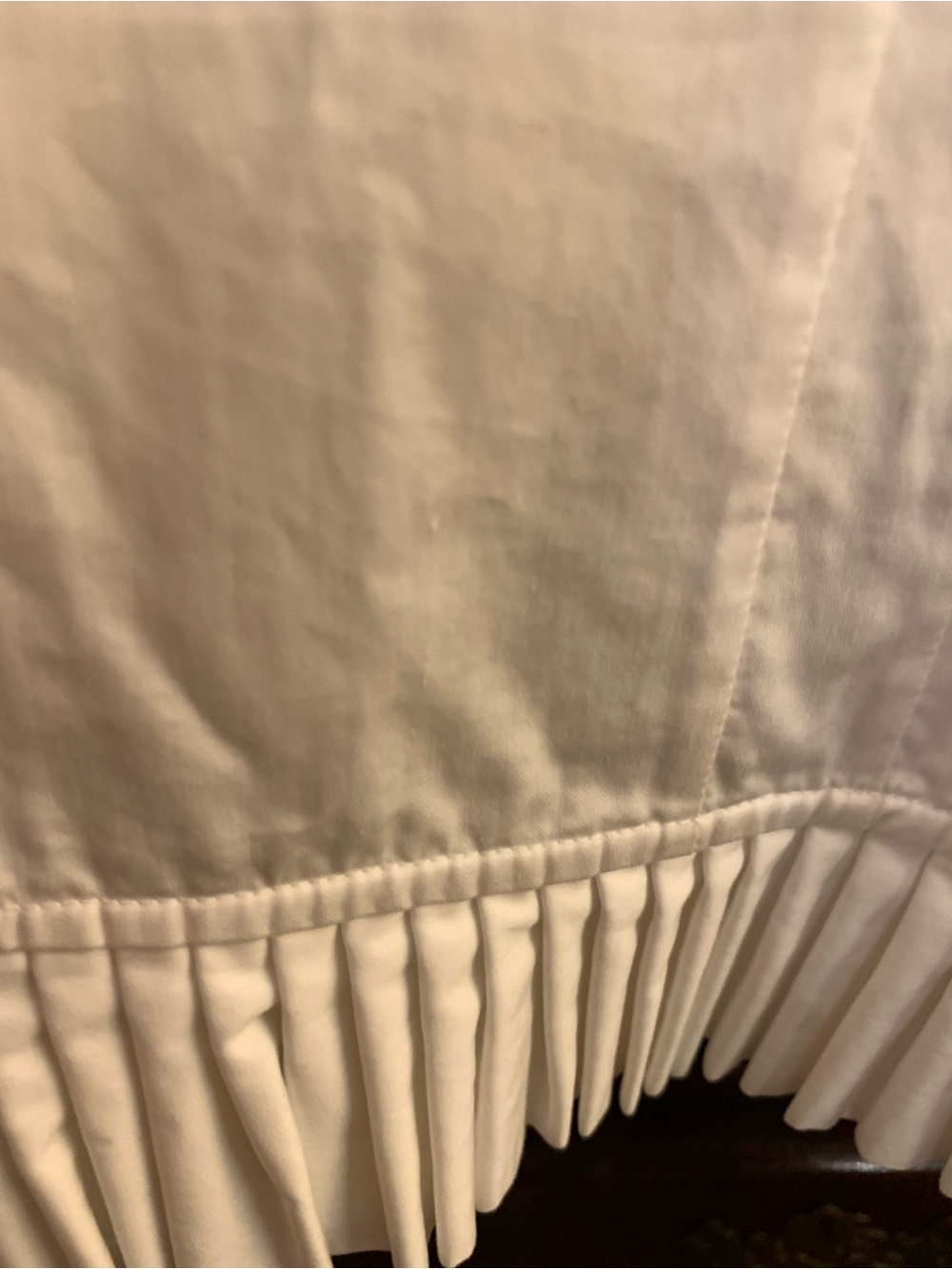 White Ruffle-Trim Women's Top - Picture 5 of 5